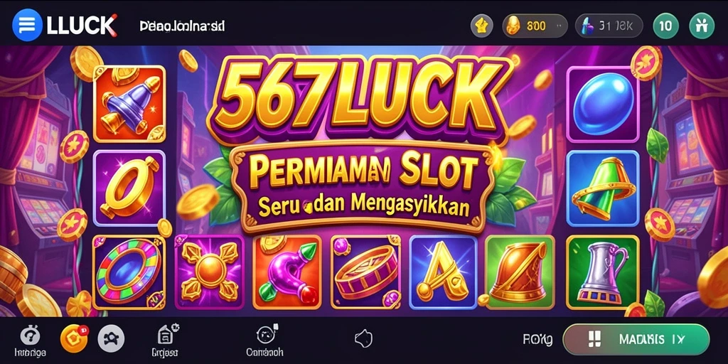 Tampilan utama 567LUCK menunjukkan gameplay Slot dengan grafis yang menarik.