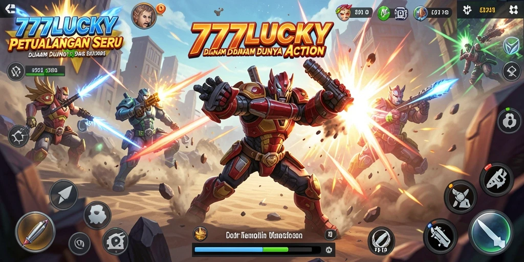 Tampilan gameplay seru dari 777LUCKY dengan aksi mendebarkan.