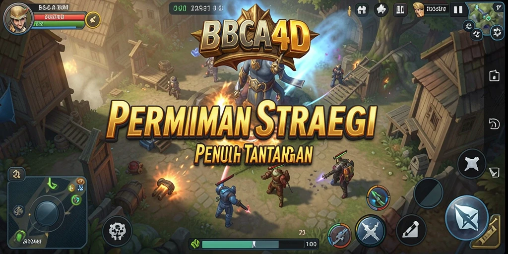 Tampilan menarik dari gameplay strategi di BBCA4D.