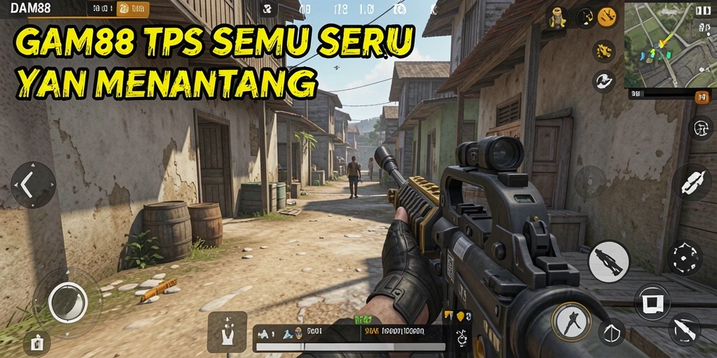Screenshot gameplay DAM88 yang menampilkan pertempuran seru dalam game TPS.