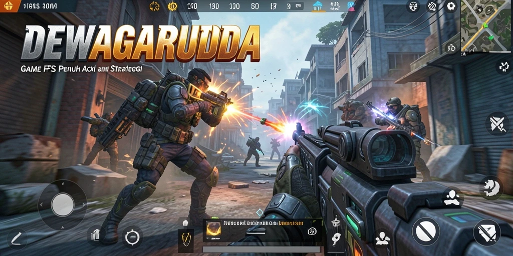 Tampilan aksi seru dalam gameplay DEWAGARUDA yang memikat.