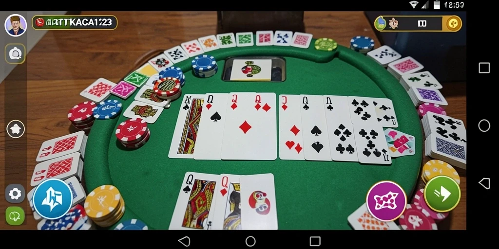 Tampilan gameplay seru dari GATOTKACA123 dengan player yang berinteraksi.