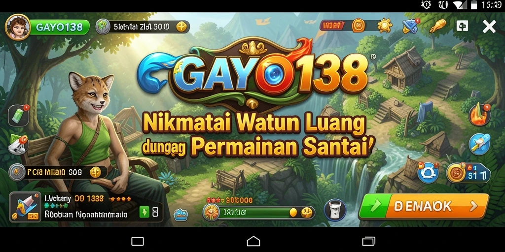 Gameplay menarik GAYO138 yang penuh warna dan menyenangkan.