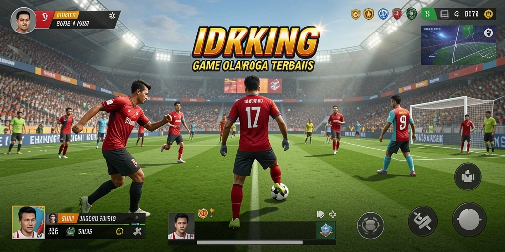 Tampilan menarik gameplay kompetitif dalam IDRKING.