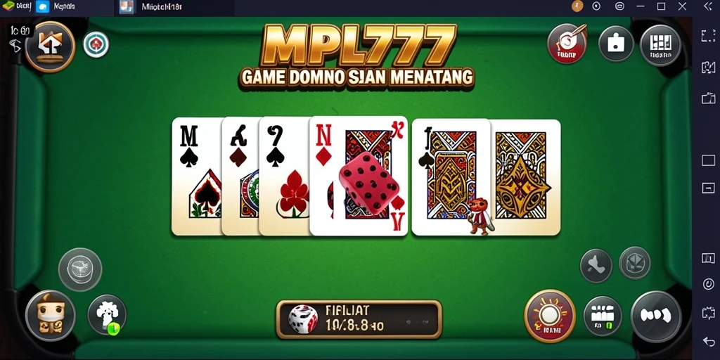 Gameplay Domino yang menampilkan keseruan dan strategi.