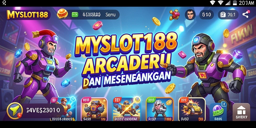 Tampilan menarik dari gameplay MYSLOT188 yang penuh warna.