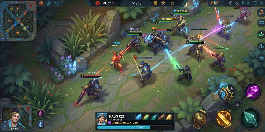 Tampilan gameplay seru dari PAUS123 yang penuh aksi.