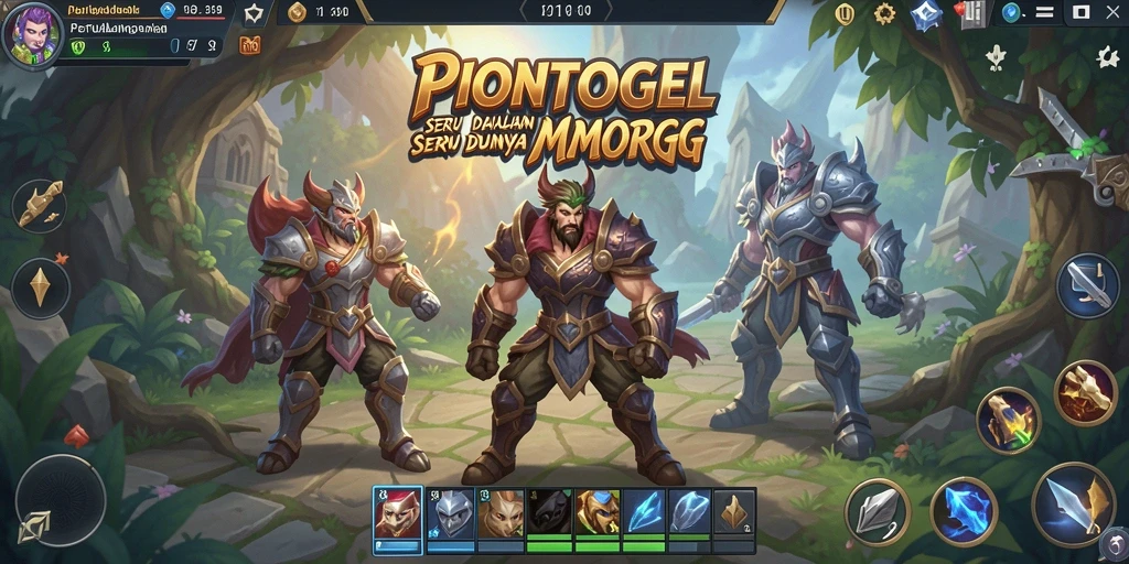 Screenshot gameplay PIONTOGEL menampilkan aksi seru dalam petualangan MMORPG.