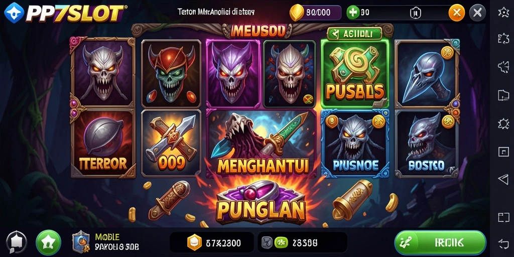 Gameplay PP7SLOT yang menyeramkan dan menggugah adrenalin.