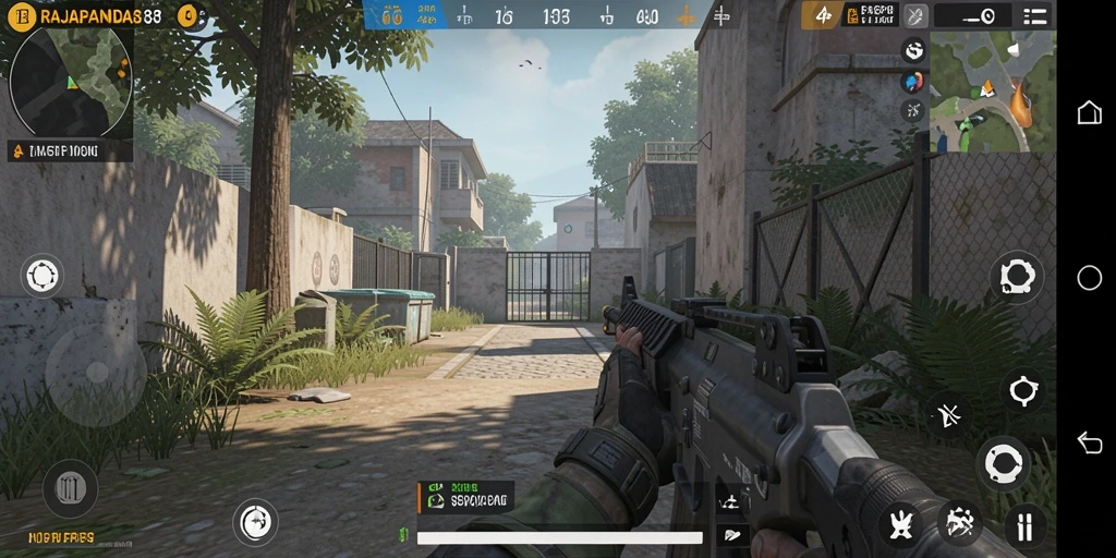 Tampilan gameplay seru dan menegangkan di RAJAPANDA88.