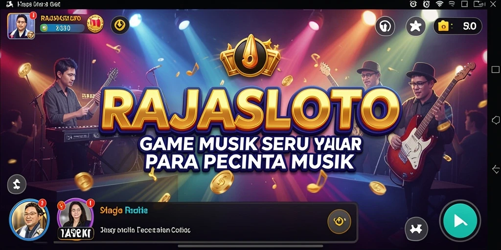Tampilan gameplay RAJASLOTO yang seru dan interaktif.