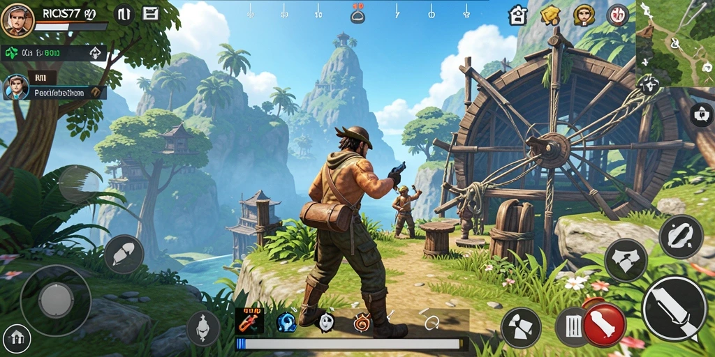 Tampilan gameplay RICIS77 yang menawan dan eksploratif.