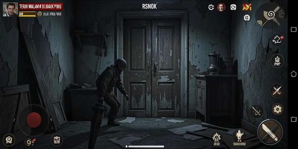 Screenshot menampilkan momen mencekam dari gameplay RSNOK.