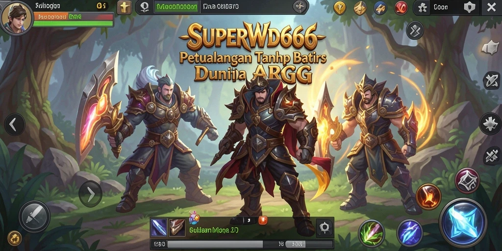 Tampilan gameplay epik dalam <strong>SUPERWD666</strong> yang menampilkan aksi seru.