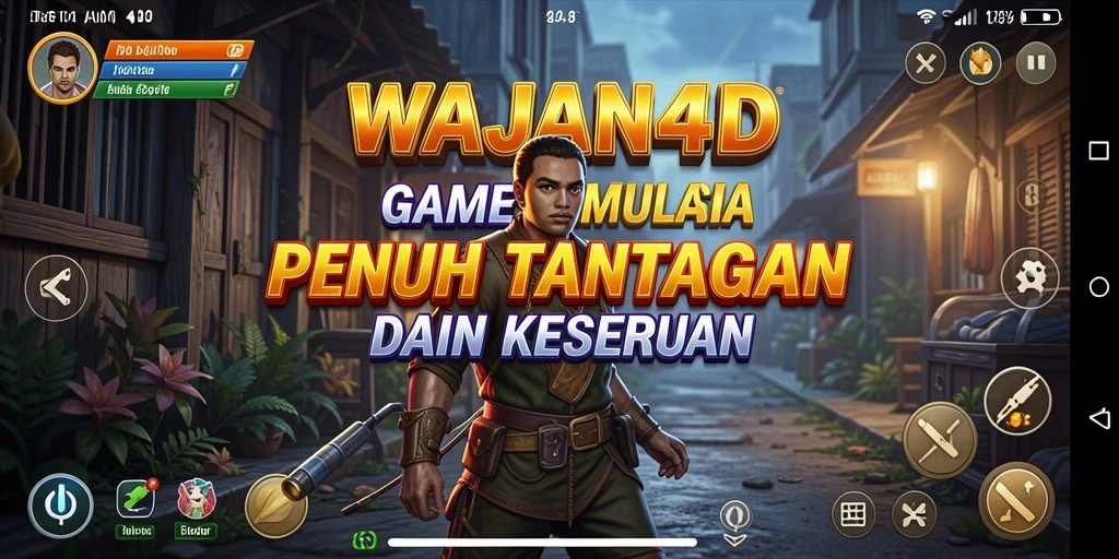 Tampilan gameplay menegangkan dari WAJAN4D yang mengasyikkan.